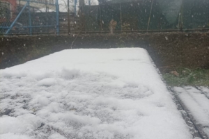 Gölcük'ün Yükseklerinde Kar Güzelliği