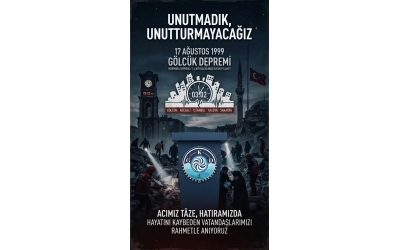 17 Ağustos 1999 Gölcük Depremi Anma Mesajı